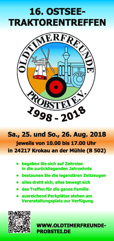 Traktorentreffen Flyer Seite 1